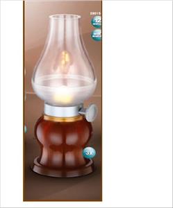 چراغ خواب شارژی طرح فانوس کد globo 28015-12