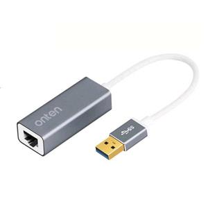 مبدل USB 3 به LAN اونتن مدل ONTEN USB 3.0 To LAN ONT-U5225