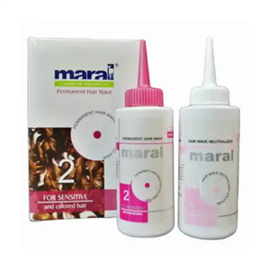 کیت محلول فر کننده موی سر مارال PERMANENT HAIR WAVE MARAL KIT