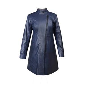 پالتو زنانه چرم کروکو مدل جنیفر کد 4000017491