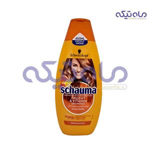 شامپو سر شوما schauma زنانه ویتامینه مناسب انواع مو حجم 400 میل 