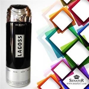 اسپری بدن مردانه دمونت پاریس لاگوس مشکی dumont paris lagoss 200 میلی لیتر