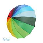 چتر ضد آب مدل رنگین کمان