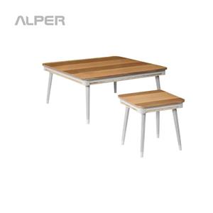 میز جلو مبلی چوبی آلپر مدل AMN-1503W 