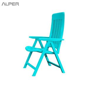 صندلی پلاستیکی تاشو دسته دار آلپر مدل BBL-107XP 