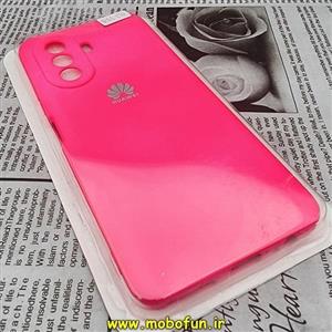 قاب گوشی Huawei Nova Y70 هوآوی سیلیکونی های کپی زیربسته محافظ لنز دار صورتی فانتزی کد 8