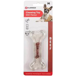 استخوان پلاستیکی فلامینگو مدل Chewing Toy با طعم بیف 