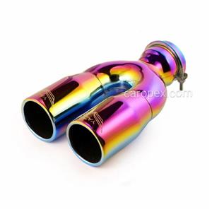 سر اگزوز اسپرت دولول استیل RC آرسی هفت رنگ کد 3027