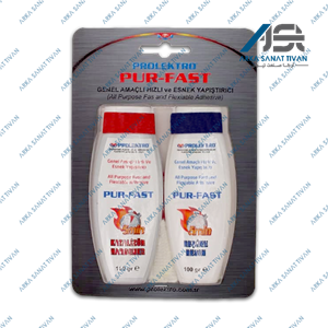 چسب دوقلو PUR-FAST 100 gr