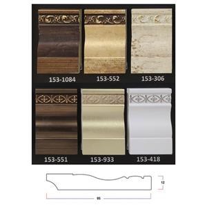 قرنیز پی وی سی 95 میلیمتر کد 153