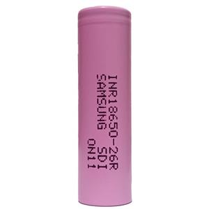 باتری لیتیوم یون قابل شارژ سامسونگ مدل INR18650-26R ظرفیت 2600 میلی آمپر ساعت