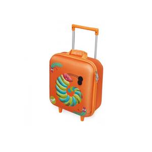 چمدان چرخدار طرح ترولی کرم ابریشم اوپس Oops Oops Mini Easy Trolley Caterpillar Orange