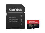 کارت حافظه سن دیسک مدل SanDisk EXTREME PRO microSDXC UHS-I Card 128G 170MBs با آداپتور