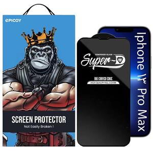 محافظ صفحه نمایش اپیکوی مدل Super 5D مناسب برای گوشی موبایل اپل iPhone 13 Pro Max