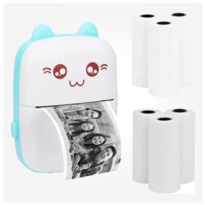 پرینتر چاپ عکس فوری قابل حمل جیبی بلوتوث دار شارژی YOMYM