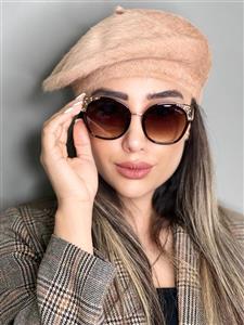عینک زنانه رونیا گوشه بالا مشبک  مشکی اورجینال