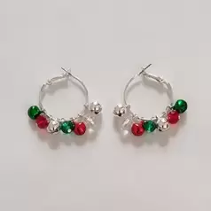 گوشواره زنانه نگین دار مدل SE1019