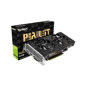 کارت گرافیک پلیت مدل GeForce GTX 1660 6GB Dual