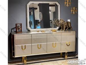 آینه کنسول نقره ای مدرن CN182