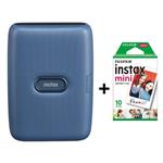 چاپگر عکس فوجی مدل مینی لینک همراه فیلم | FUJIFILM INSTAX Mini Link Printer (Dark Denim) + Film 10