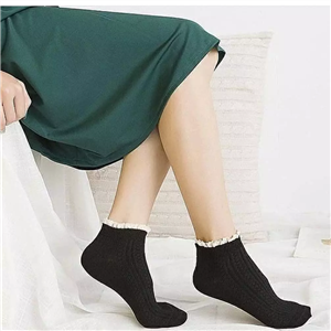 جوراب مچی زنانه کمر کش طرح ساده گیپوری