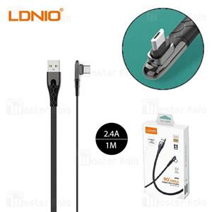 کابل میکرو یو اس بی الدینیو LDNIO LS581 Micro Fast Charge Data Cable طول 1 متر و شدت جریان 2.4 آمپر...