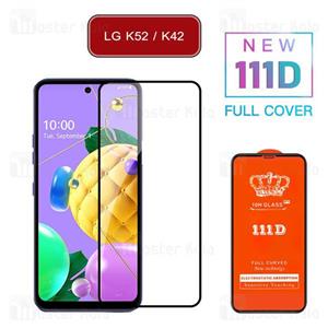 محافظ صفحه شیشه ای تمام صفحه تمام چسب ال جی LG K42 / K52 111D Glass...
