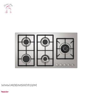 اجاق گاز صفحه ای استیل 5 شعله میکس مدل RIGHT SQ 90-5G