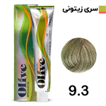 رنگ مو الیو بلوند زیتونی خیلی روشن olive شماره 9.3