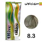 رنگ مو الیو بلوند زیتونی روشن olive شماره 8.3