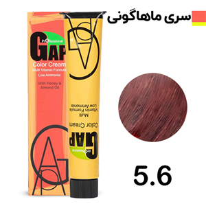 رنگ مو شماره 5.6 قرمز ماهاگونی روشن گپ 100 میلی لیتر