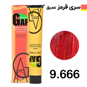 رنگ مو گپ بلوند روشن قرمز شماره 9.666