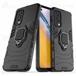 گارد ضد ضربه انگشتی وان پلاس OnePlus Nord 2 5G Black Panther KEYSION ShockProof Armor Ring...