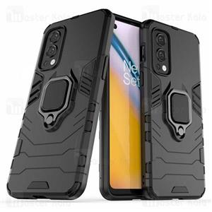 گارد ضد ضربه انگشتی وان پلاس OnePlus Nord 2 5G Black Panther KEYSION ShockProof Armor Ring...
