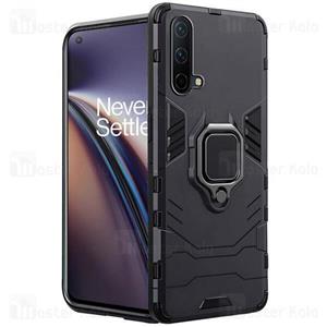 گارد ضد ضربه انگشتی وان پلاس OnePlus Nord CE 5G Black Panther KEYSION ShockProof Armor Ring...