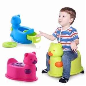 لگن قصری کودک چرخ دار بی بی یوگا طرح خرس Babyyuga