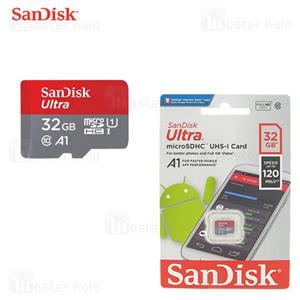 کارت حافظه میکرو اس دی 32 گیگابایت Sandisk U1 A1 653x 120MBs