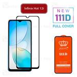 گلس تمام صفحه تمام چسب اینفینیکس Infinix Hot 12i 111D Glass