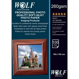 کاغذ ابریشمی سافت سیلک 260 گرم 10*15 - Wolf