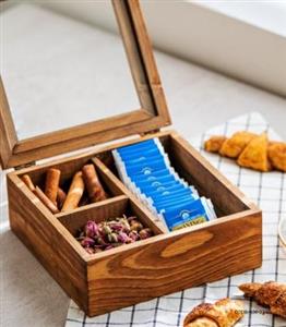 جعبه چوبی تیبگ 3 خانه مدل میلا