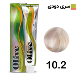 رنگ مو الیو صدفی olive شماره 10.2