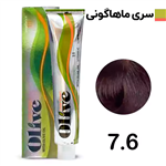 رنگ مو الیو ماهاگونی روشن olive شماره 7.6