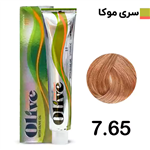 رنگ مو الیو بلوند متوسط تنباکویی olive شماره 7.65