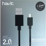 کابل شارژ میکرو USB هویت (1متری ) havit HV-CB8610