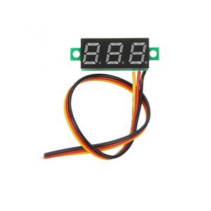 ماژول ولت متر 3 رقمی بدون قاب 3 سیم DC سایز 0.28 اینچ