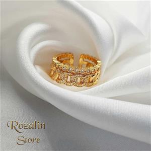 انگشتر زنانه وای اس ایکس مدل کارتیر نگین دار