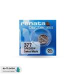 باتری ساعت اکسید نقره 377 مدل SR626SW ظرفیت 24mAh ولتاژ 1.55v ساخت سوئیس رناتا