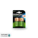 باتری شارژی سایز بزرگ D نیکل متال هیدرید ظرفیت ۳۰۰۰ میلی آمپر دوراسل Duracell