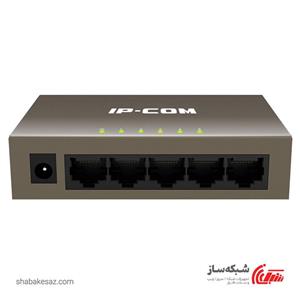 سوئیچ شبکه آی پی کام IP-Com F1005 دسکتاپ 5 پورت 10/100Mbps فلزی