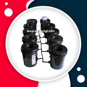 سیستم هیدروپونیک 10 سطله